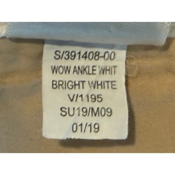 Old Navy Super Skinny White Ankle Jeans Size 14 - Picture 8 of 10
